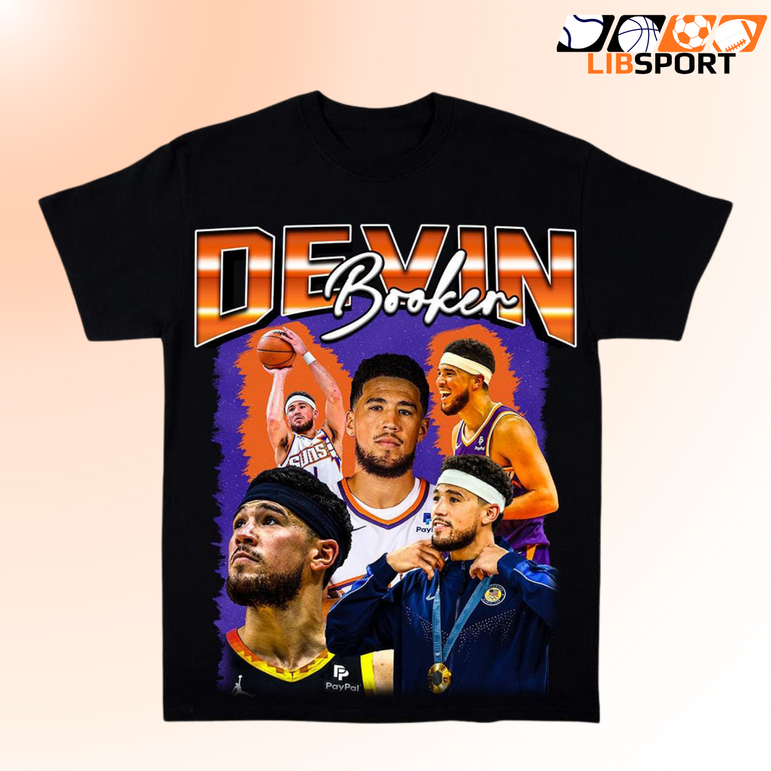 Devin Booker T Shirt, Phoenix Suns Basketball Graphic Tee, Game Day Shirt